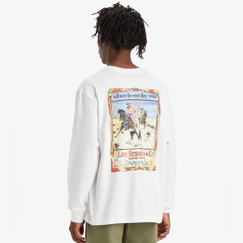 Levi's White Long Sleeve